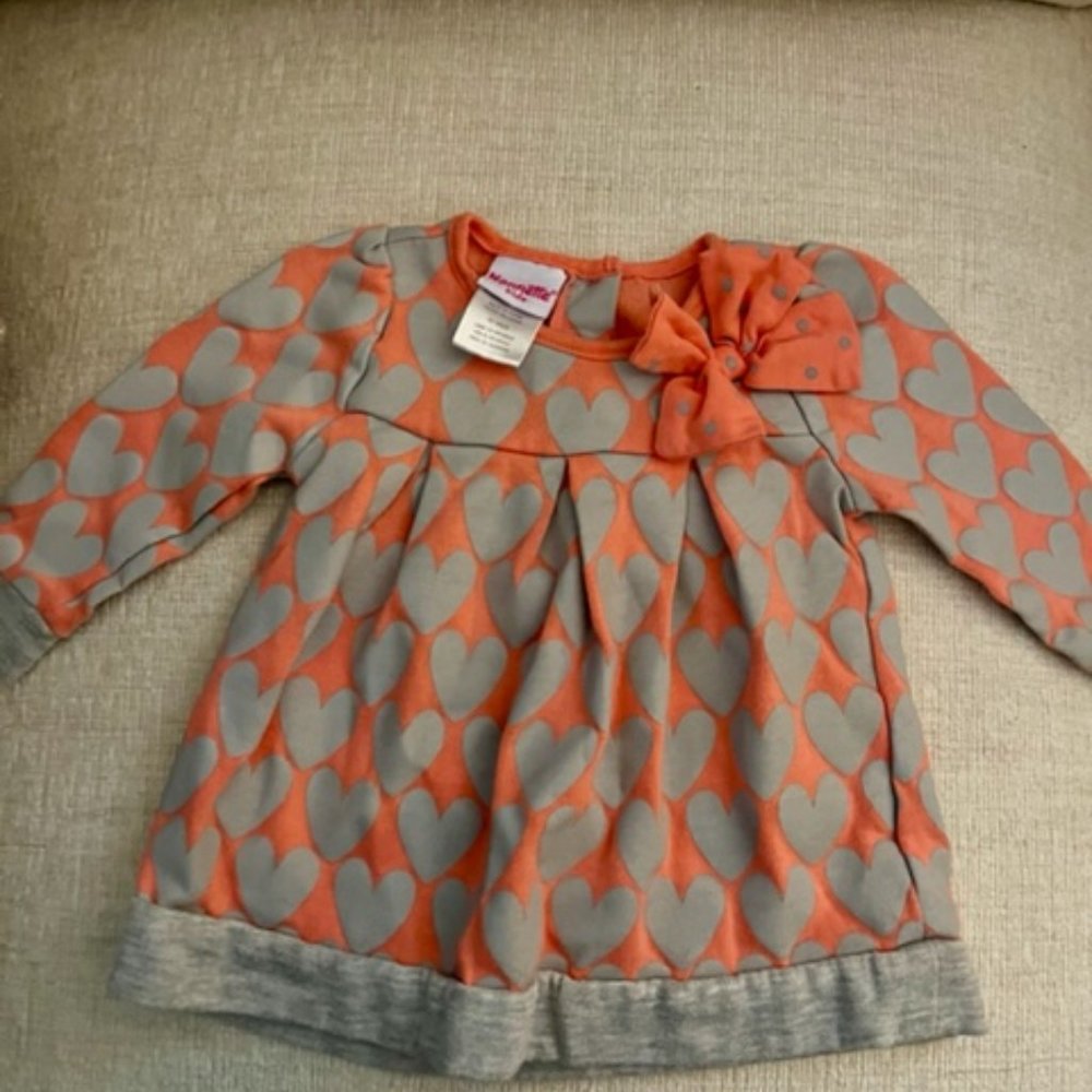 Nanette Pink and Gray  Dress